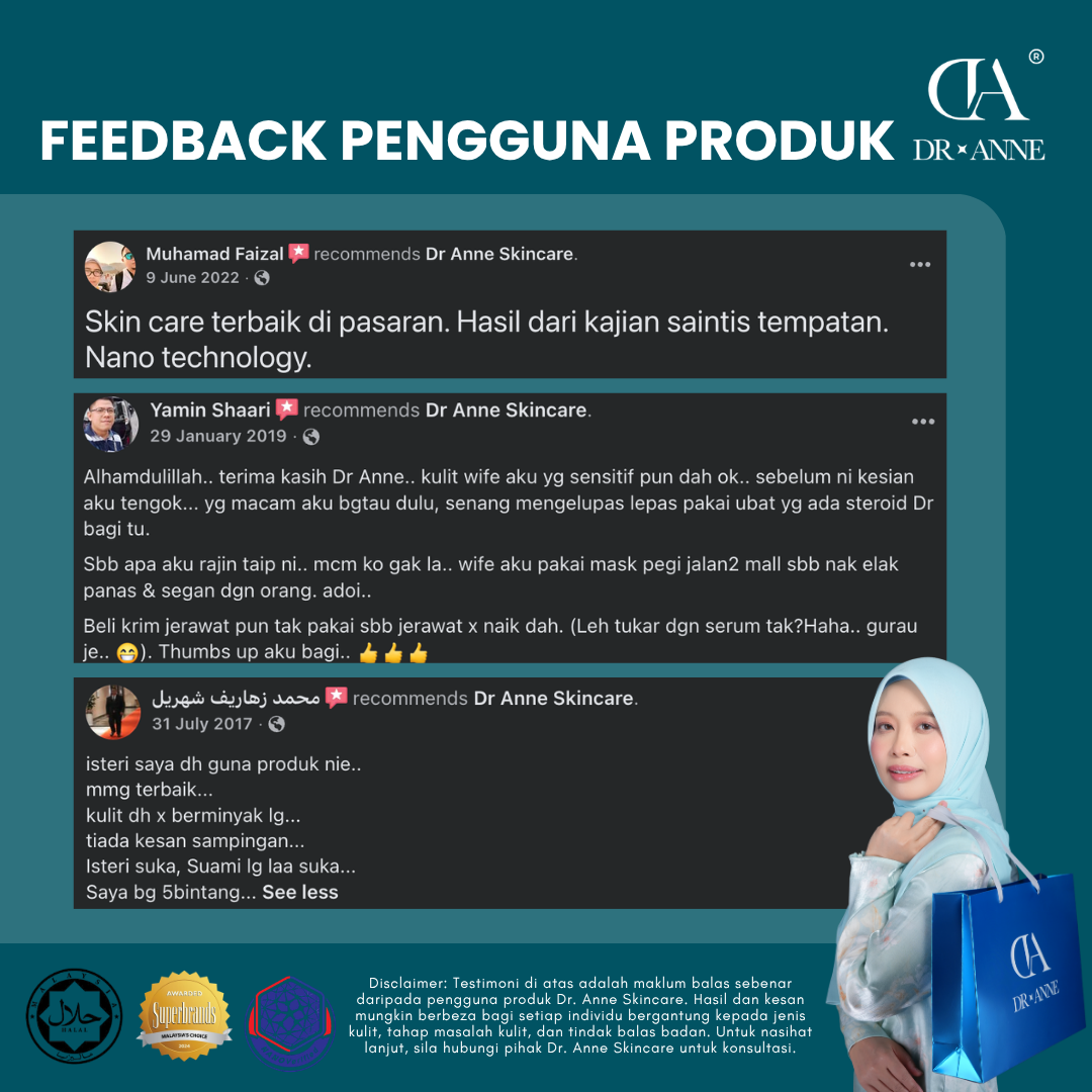 Testimoni pelanggan Dr Anne