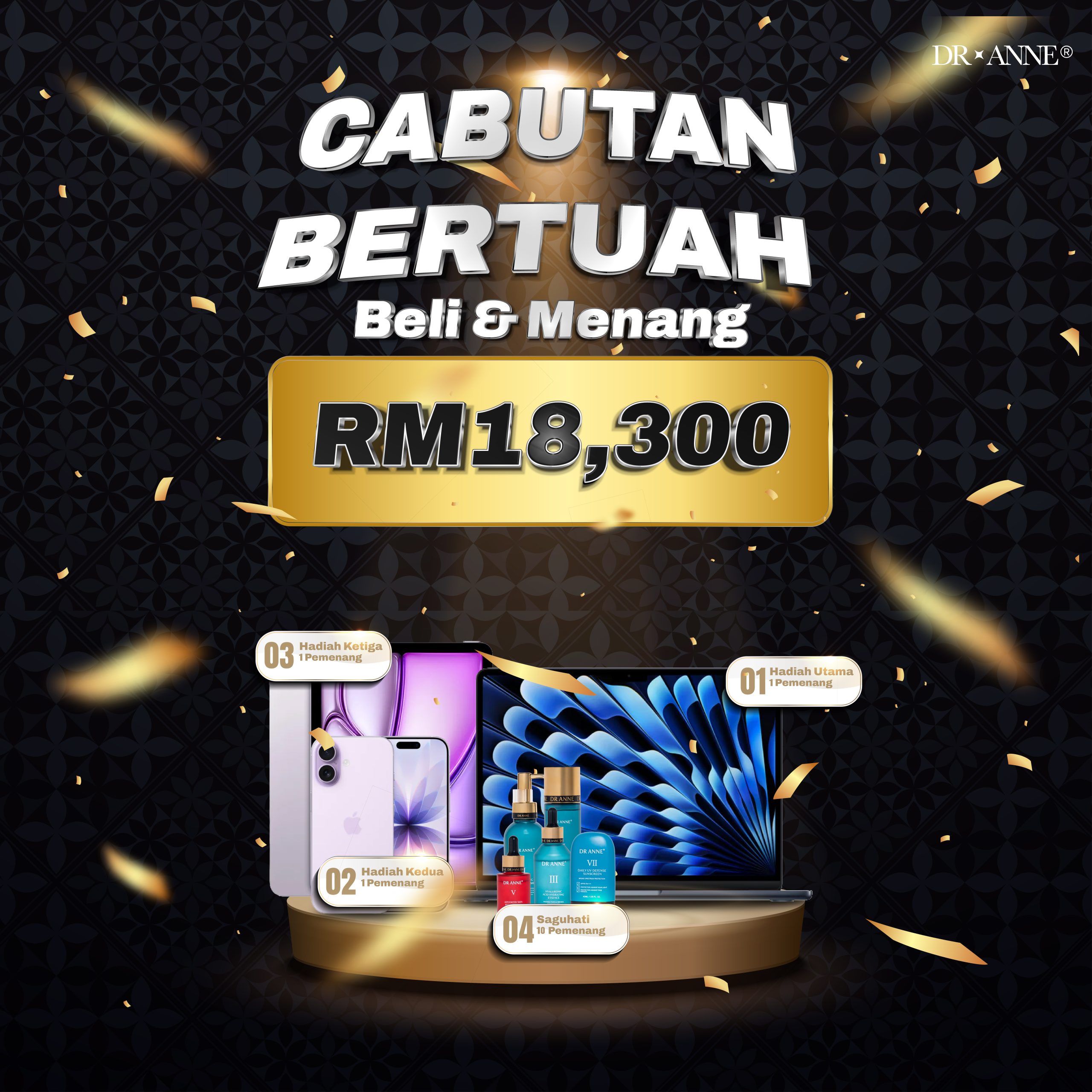 Cabutan Bertuah Dr Anne — 47 pemenang